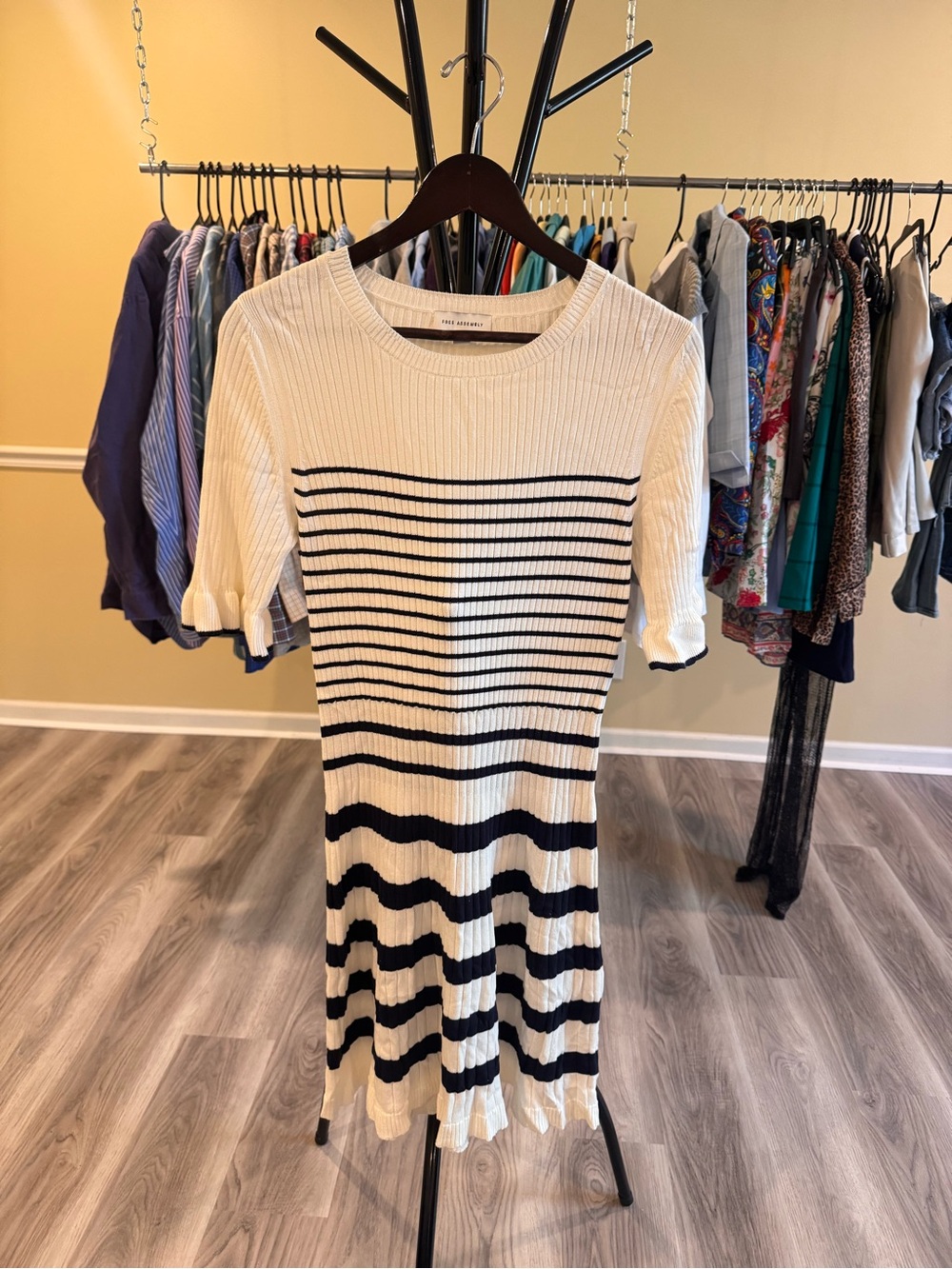 Free Assembly Striped Knit Dress